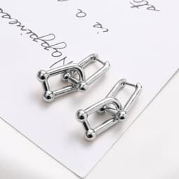image-Ensir Gold Horseshoe Earrings