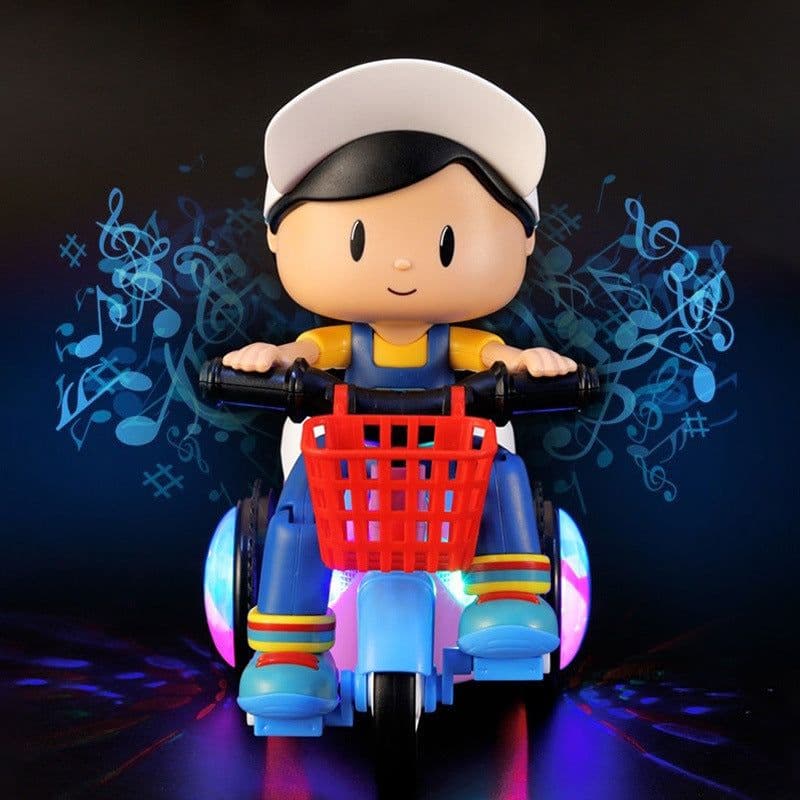 image-Douyin 3D Stunt Tricycle Kids Electric Ride-On Toy