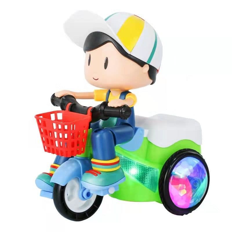 image-Douyin 3D Stunt Tricycle Kids Electric Ride-On Toy