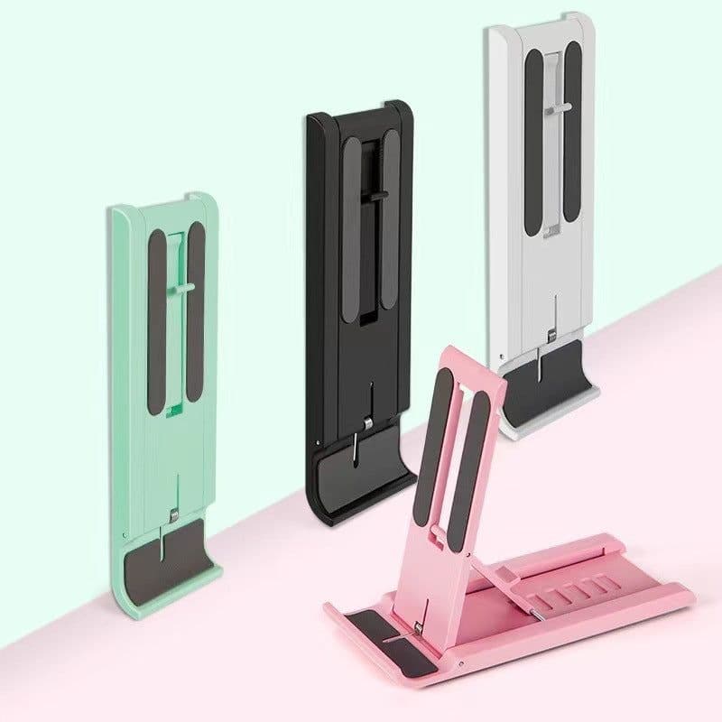 image-Desktop Mobile Phone Holder - Foldable Multi-Angle Stand