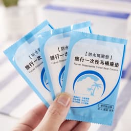 image-Disposable Toilet Seat Covers, 50 Pack