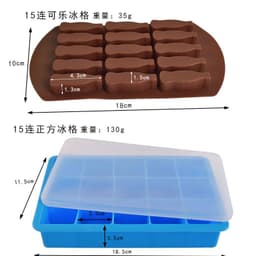 image-15-Hole Square Silicone Ice Tray with Honeycomb Mold