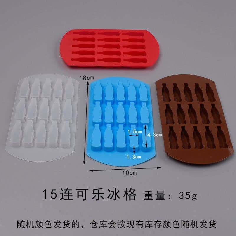 image-15-Hole Square Silicone Ice Tray with Honeycomb Mold