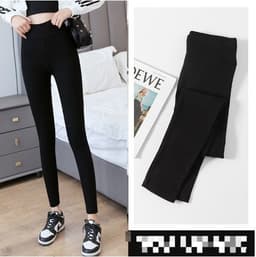 image-Cai Chan High-Waisted Cotton Sherpa Leggings XXL