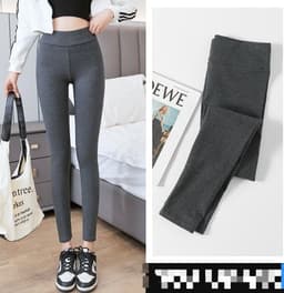 image-Cai Chan High-Waisted Cotton Sherpa Leggings XXL