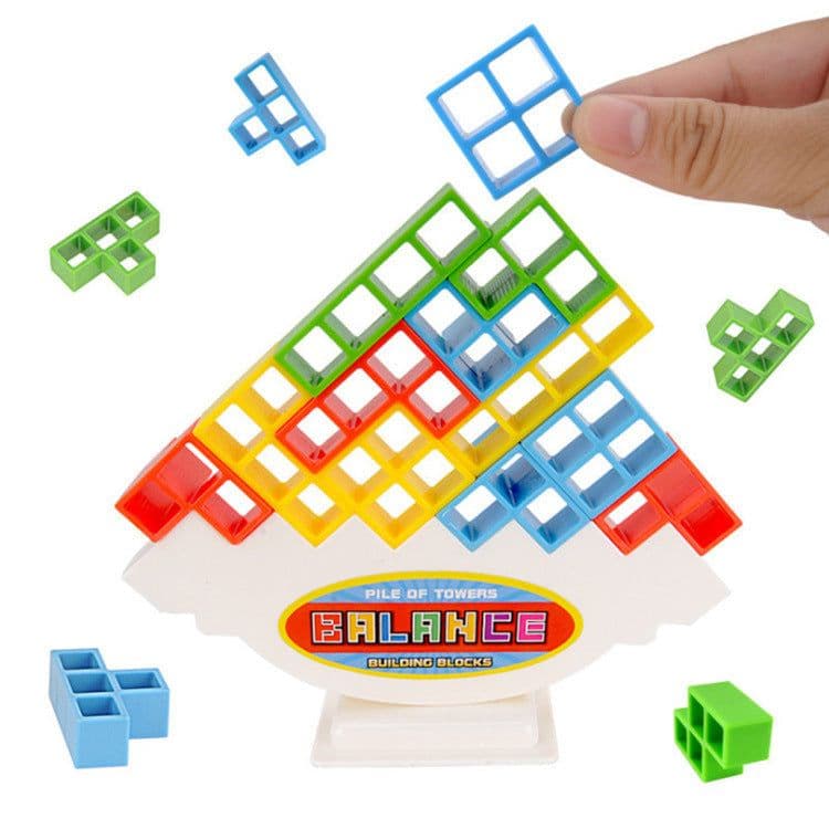 image-Russian Balancing Blocks Educational Toy