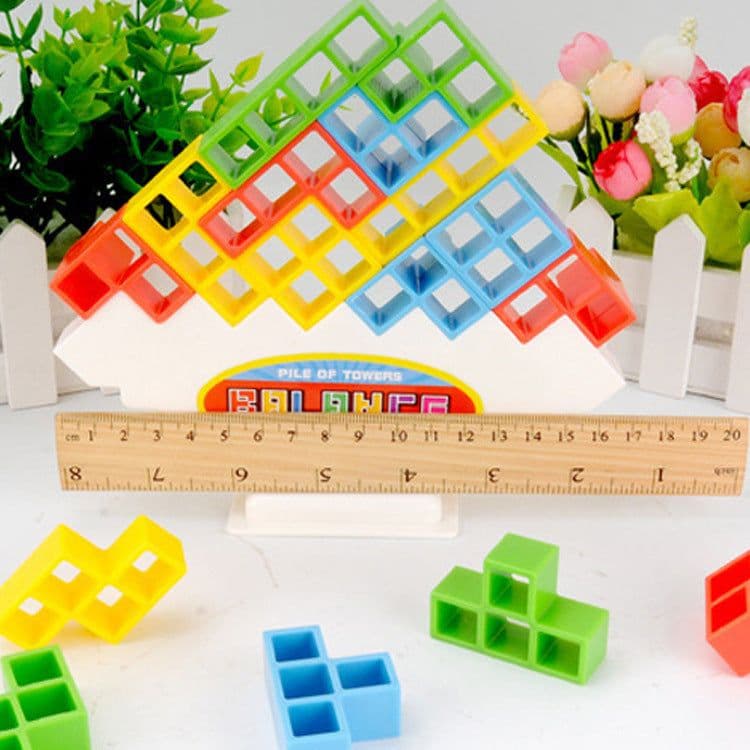image-Russian Balancing Blocks Educational Toy