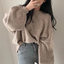 image-Women's Winter Sweater Pullover Long Sleeve Round Neck