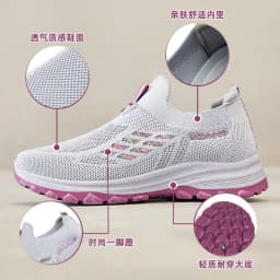 image-Women's Casual Shoes, Breathable Soft Soles, Autumn Walking Shoes