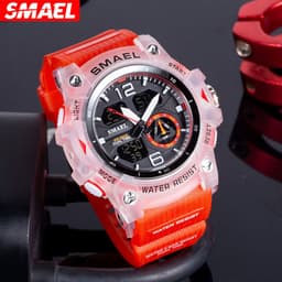 image-SMAEL Outdoor Dual Display Watch Men's 50mm
