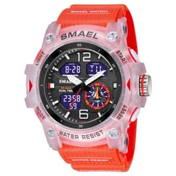 image-SMAEL Outdoor Dual Display Watch Men's 50mm
