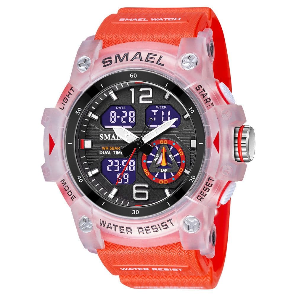 image-SMAEL Outdoor Dual Display Watch Men's 50mm