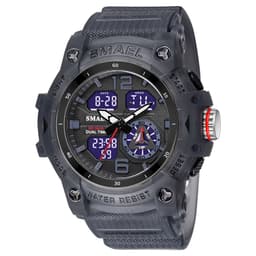 image-SMAEL Outdoor Dual Display Watch Men's 50mm