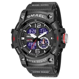 image-SMAEL Outdoor Dual Display Watch Men's 50mm
