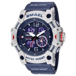 image-SMAEL Outdoor Dual Display Watch Men's 50mm