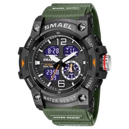 image-SMAEL Outdoor Dual Display Watch Men's 50mm