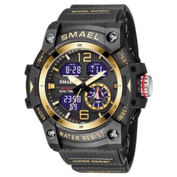 image-SMAEL Outdoor Dual Display Watch Men's 50mm