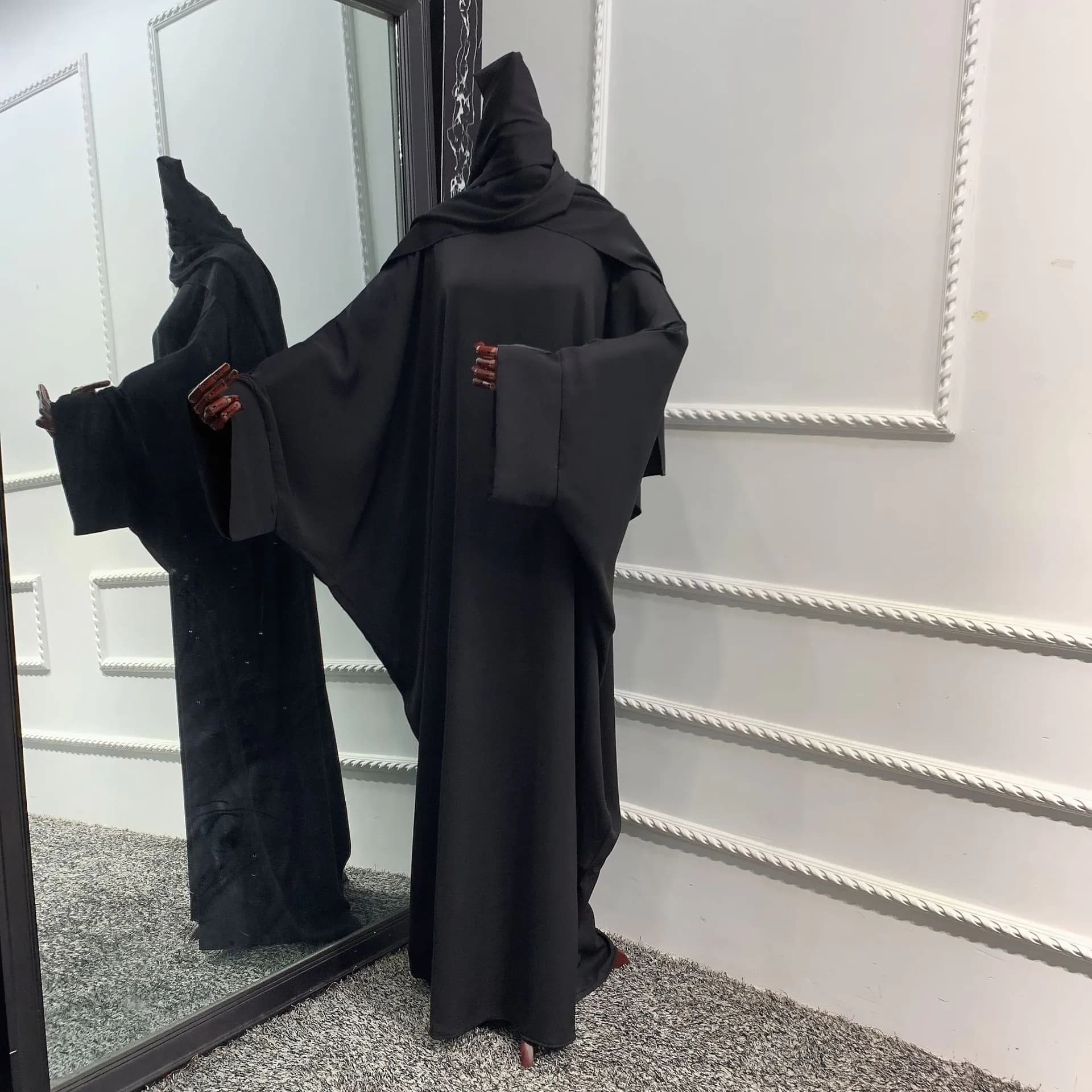image-Loriya A-Line Robe Dress LR468 with Headscarf