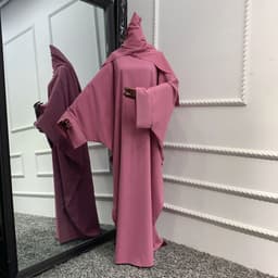 image-Loriya A-Line Robe Dress LR468 with Headscarf