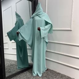image-Loriya A-Line Robe Dress LR468 with Headscarf