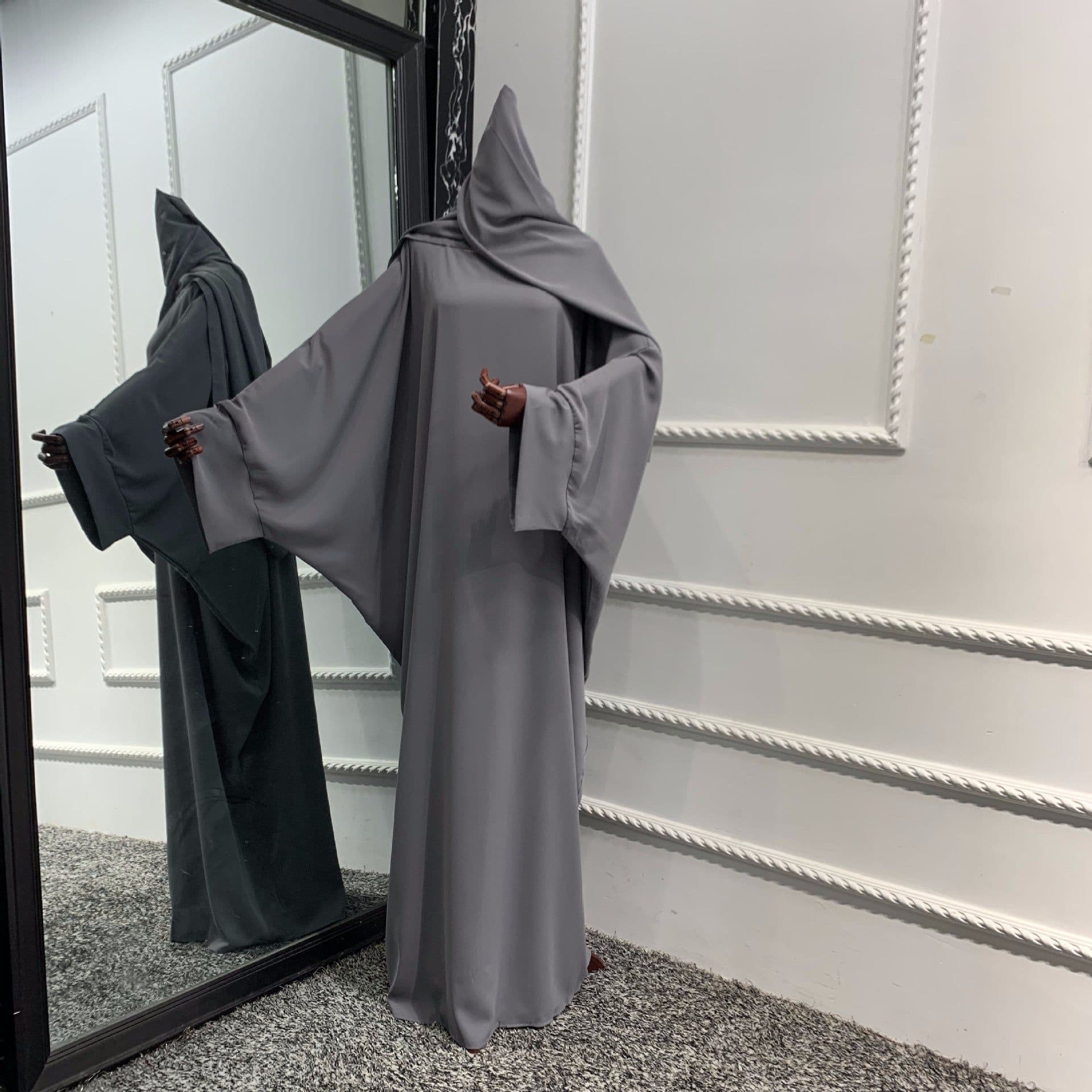 image-Loriya A-Line Robe Dress LR468 with Headscarf