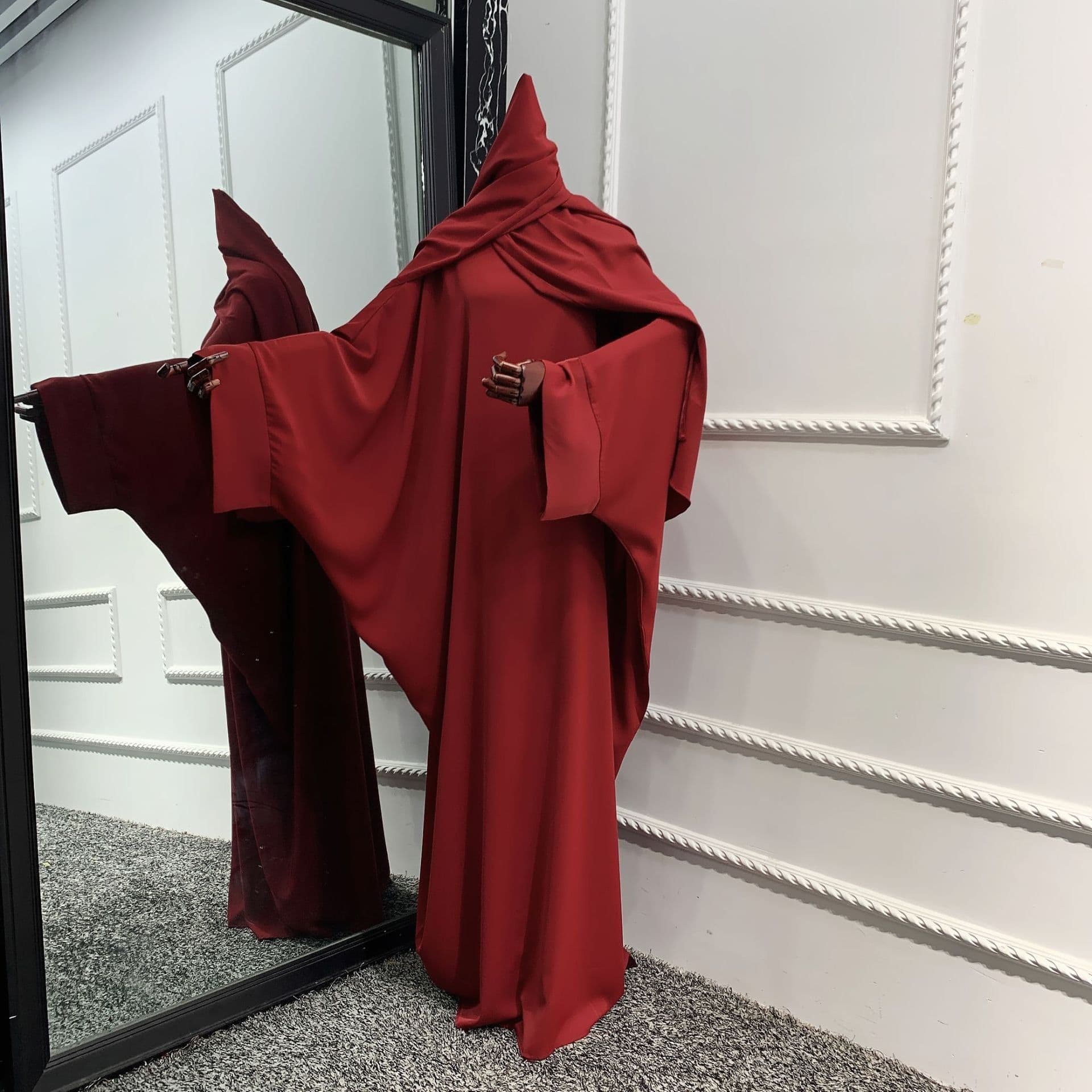 image-Loriya A-Line Robe Dress LR468 with Headscarf