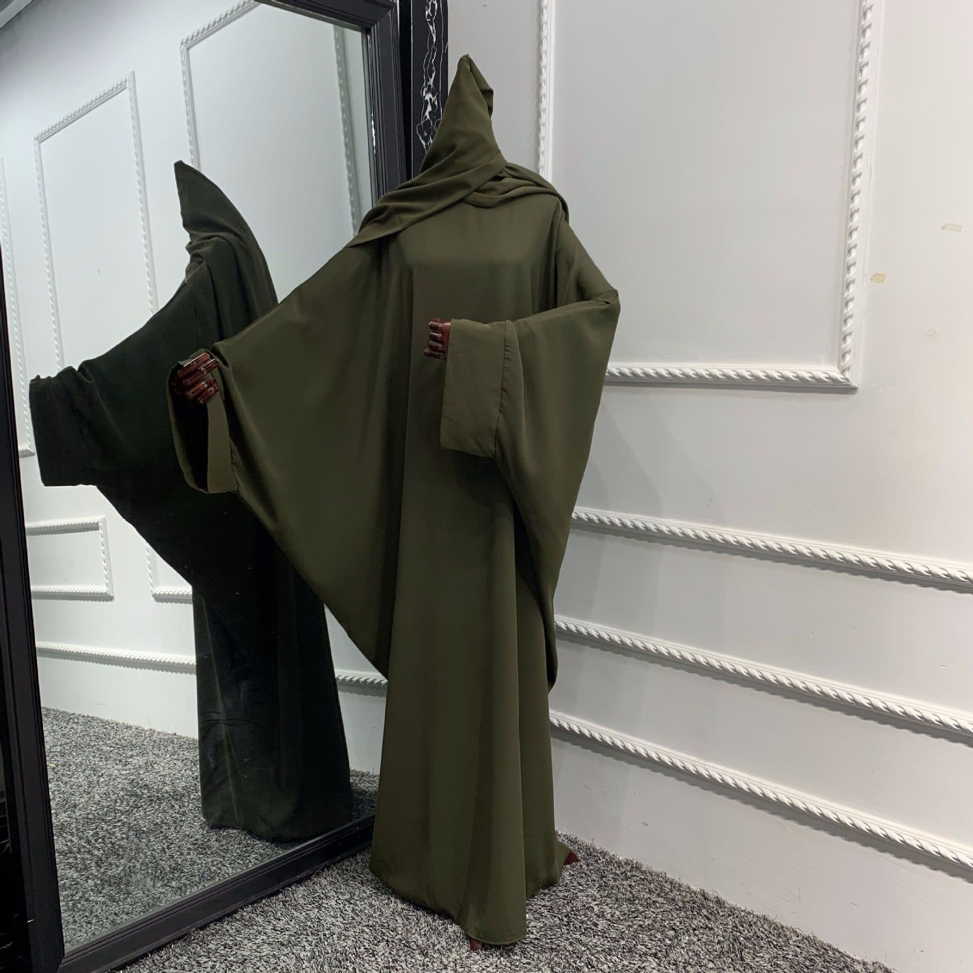image-Loriya A-Line Robe Dress LR468 with Headscarf