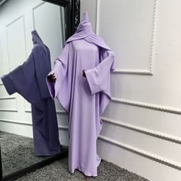 image-Loriya A-Line Robe Dress LR468 with Headscarf
