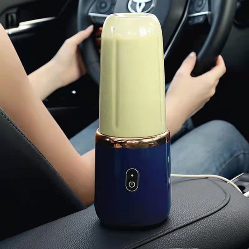 image-Chigo Portable Juicer Cup 200W 6-Blade 400mL