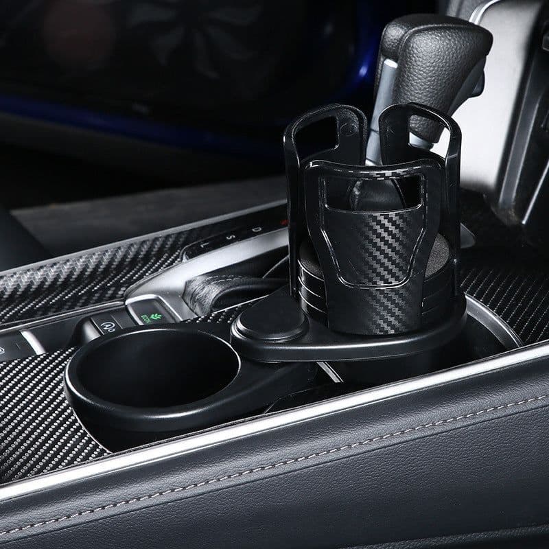 image-Car Water Cup Holder SB Matt Black ABS