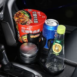 image-Car Water Cup Holder SB Matt Black ABS