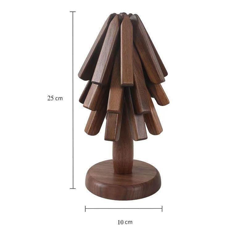 image-Black Walnut Wood Insulation Pad Square
