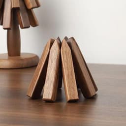 image-Black Walnut Wood Insulation Pad Square