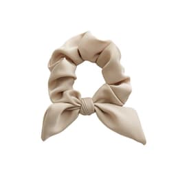 image-Simple Bow Tie Hair Tie Elastic Fabric