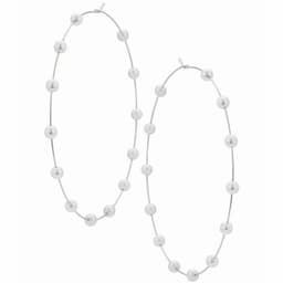 image-Cross-Border Pearl C-Shaped Earrings for Women