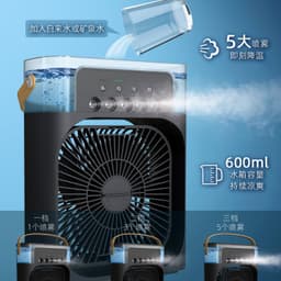 image-Dust Element USB Mist Fan, 3-Speed