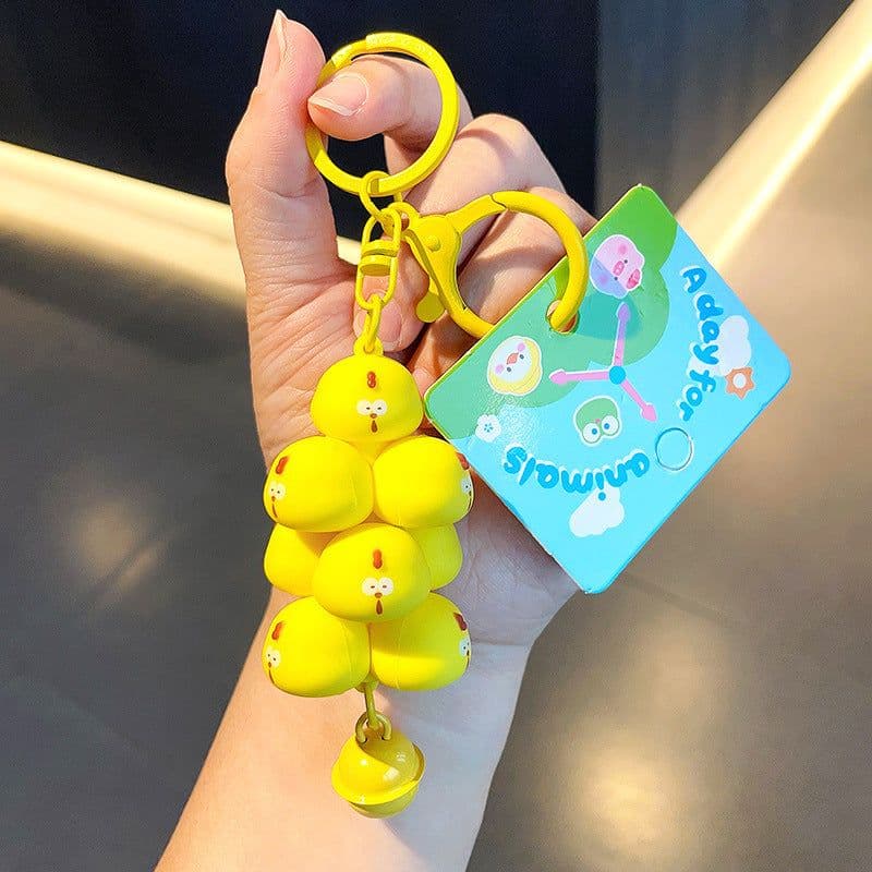 image-Sanrio Cartoon Jenga Keychain