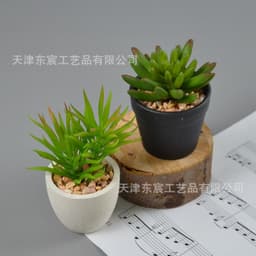 image-Dongchen Craftsmanship Artificial Succulent Plant Pot