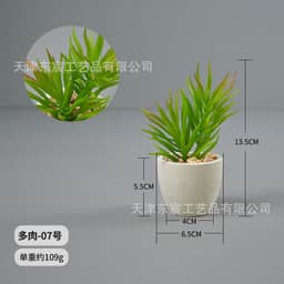 image-Dongchen Craftsmanship Artificial Succulent Plant Pot