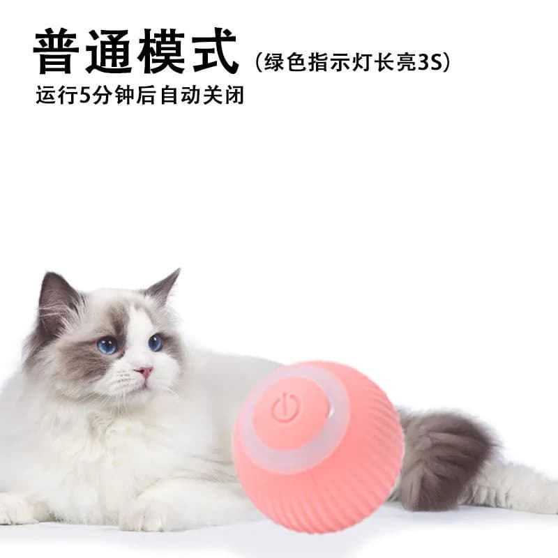 image-Dazzling Cat Gravity Smart Rolling Ball Pet Toy