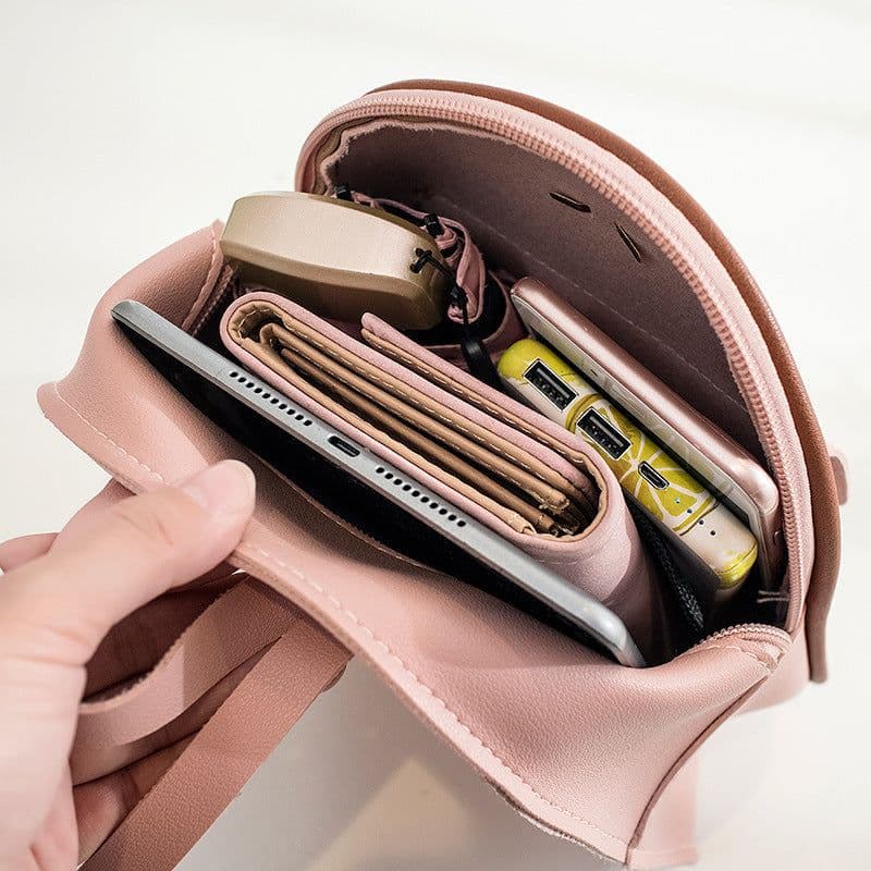 image-Women's Crossbody Backpack Small Square Bag