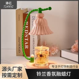 image-Wax Melting Lamp with Timer, Aromatherapy Night Light