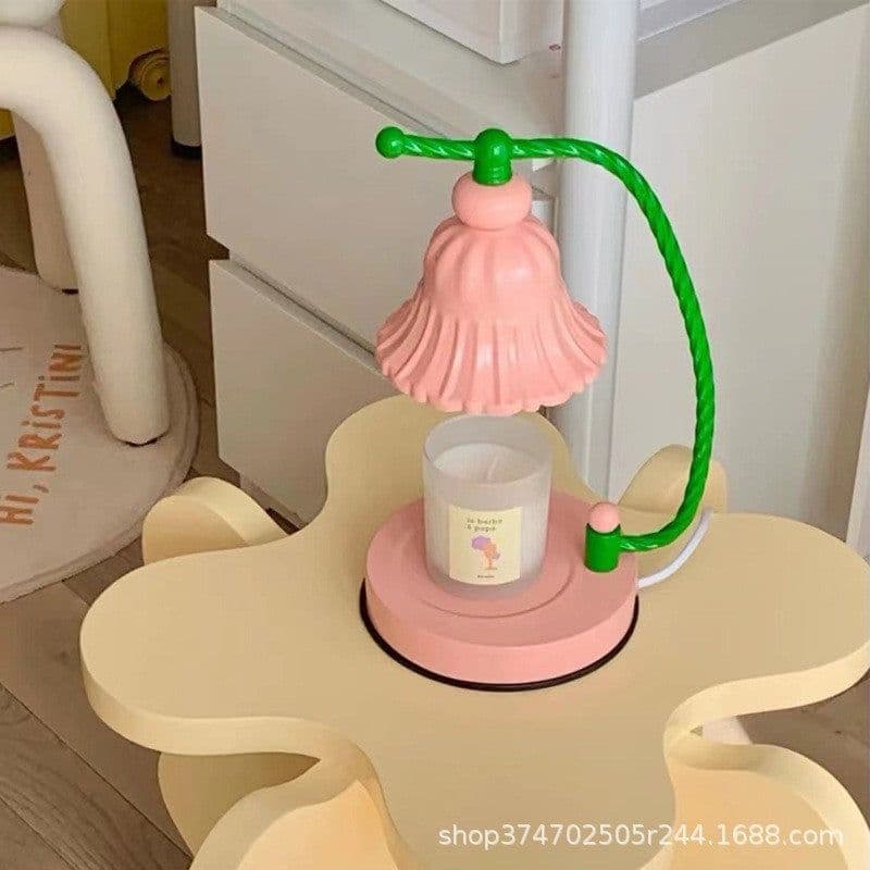 image-Wax Melting Lamp with Timer, Aromatherapy Night Light