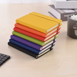 image-Business A5 Notebook with PU Strap, Customizable Logo