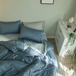 image-60-Count Tencel Four-Piece Bedding Set, Ice Silk Sheets