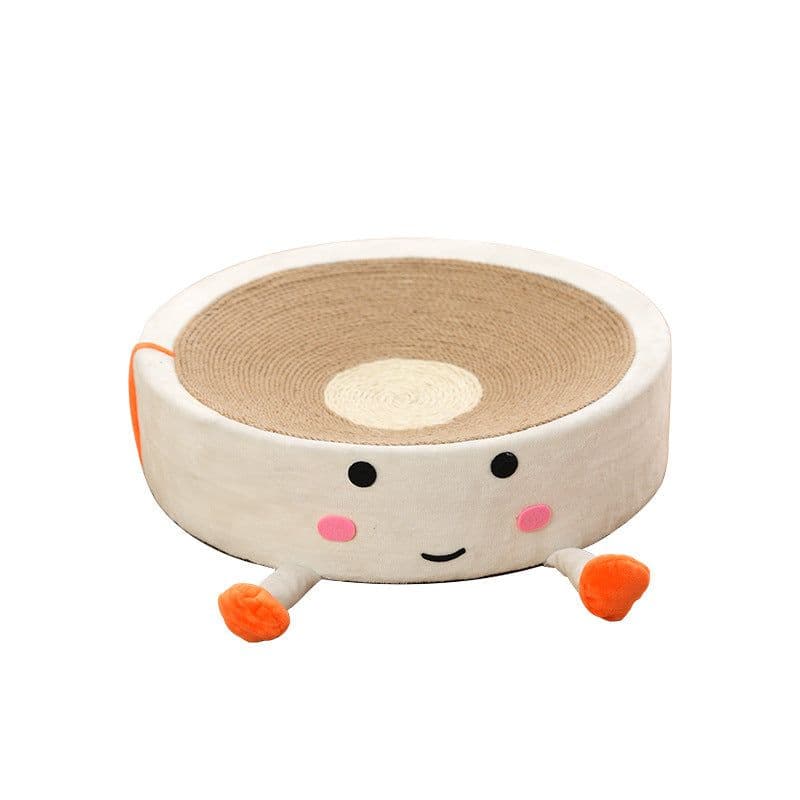 image-Sisal Cat Scratching Board, Round Basin Design