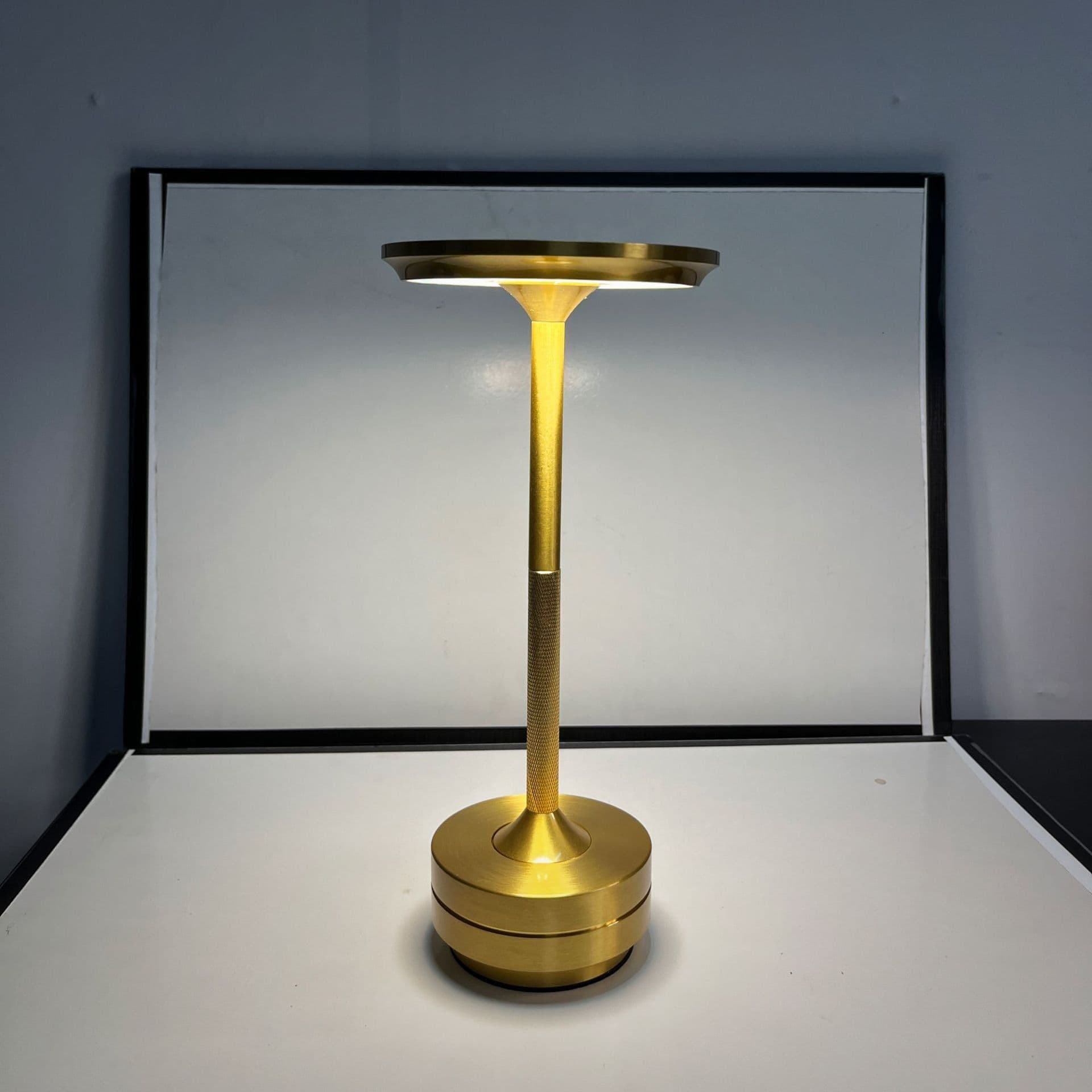 image-I-Shaped LED Desk Lamp Touch Dimming