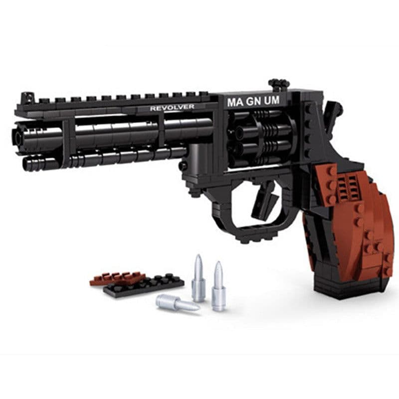 image-OLIOOWL Building Blocks Motorcycle & Revolver Set 540pcs