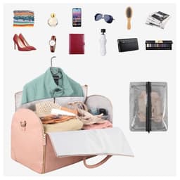 image-Foldable Travel Luggage Bag 36-55L Polyester