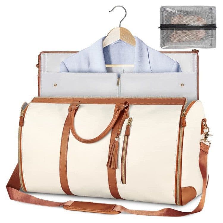 image-Foldable Travel Luggage Bag 36-55L Polyester